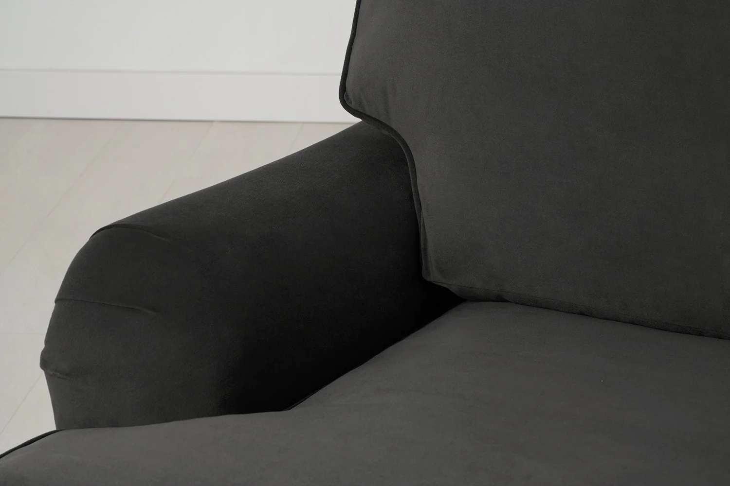 Model 15 2 Seater Sofa, Charcoal - Image 9