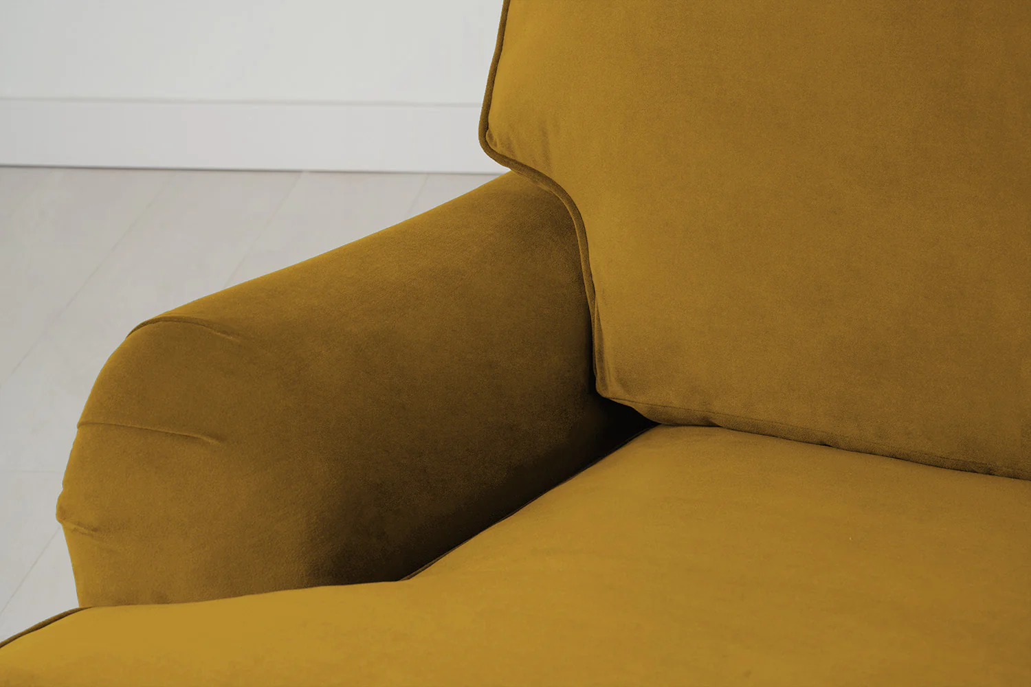 Model 15 2 Seater Sofa with Ottoman, Mustard - Image 7