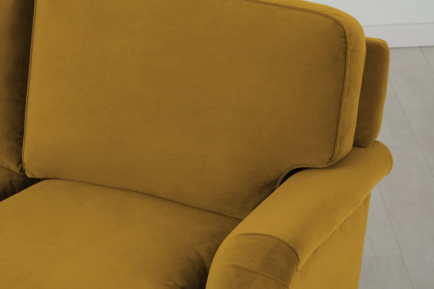 Model 15 2 Seater Sofa with Ottoman, Mustard - Image 8