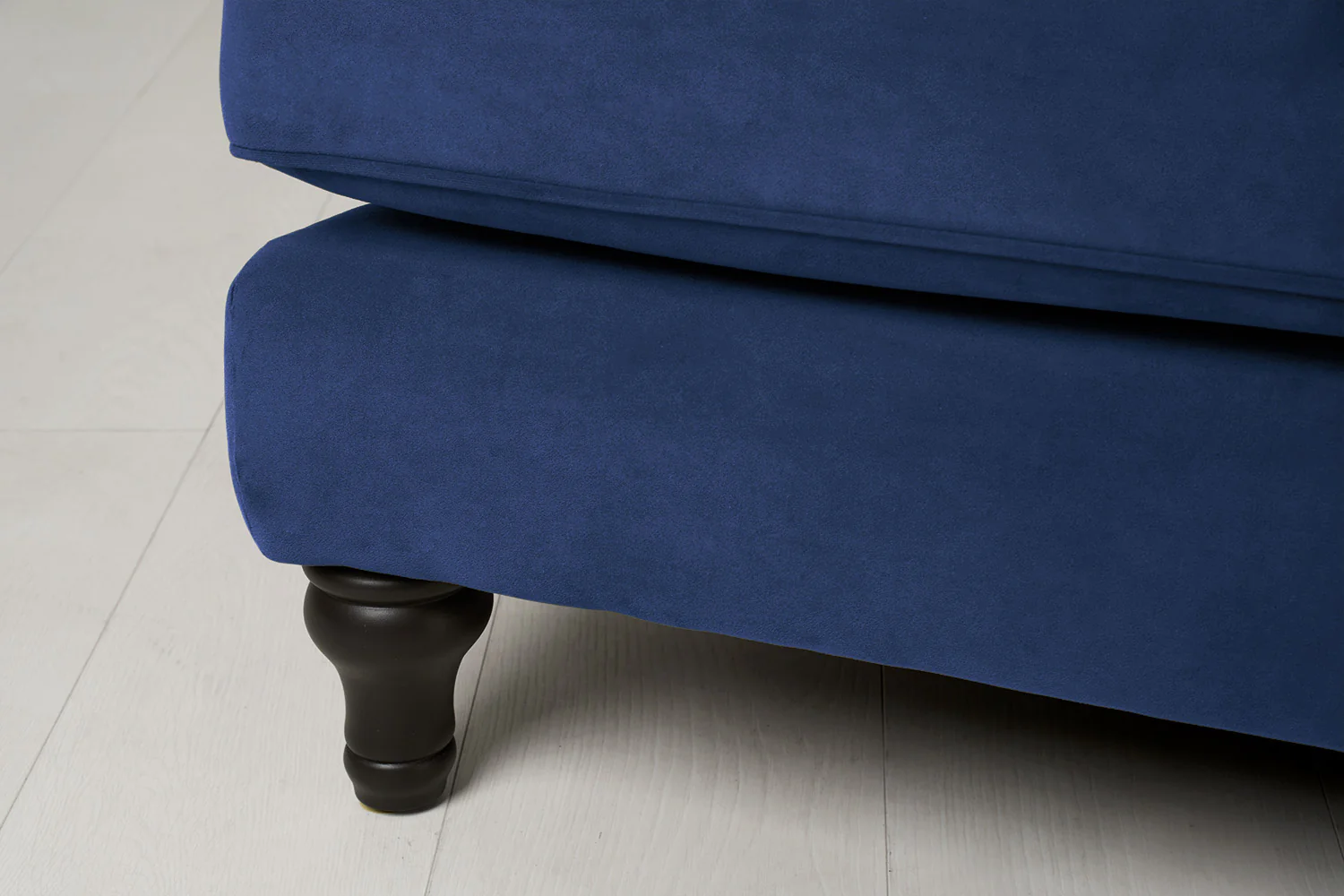 Model 15 3 Seater Sofa with Ottoman, Indigo - Image 5