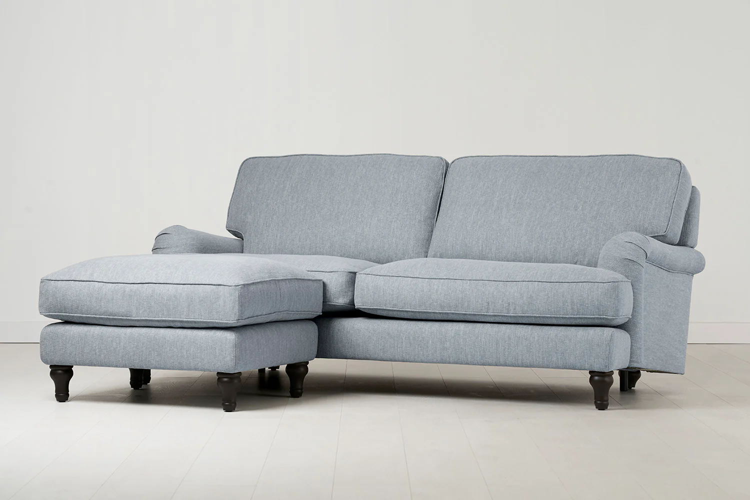 Model 15 3 Seater Sofa with Ottoman, Seaglass - Image 2