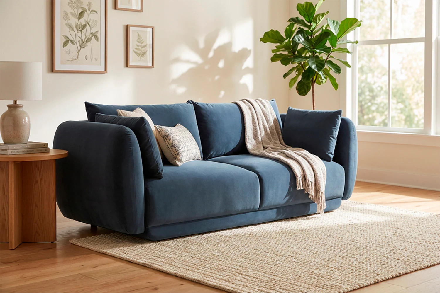 Model 16 3 Seater Sofa, Teal - Image 2