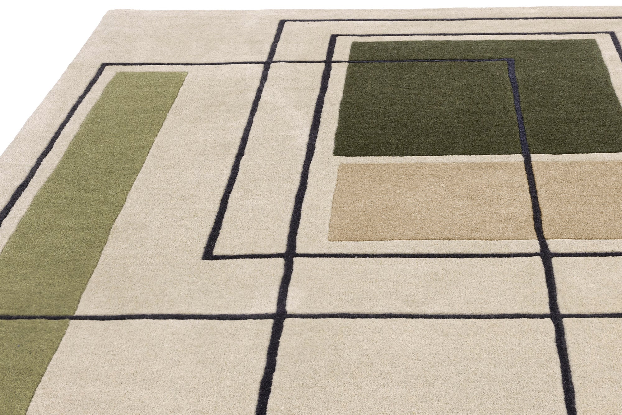Reef Outline Khaki Rug, 200x290 - Image 4