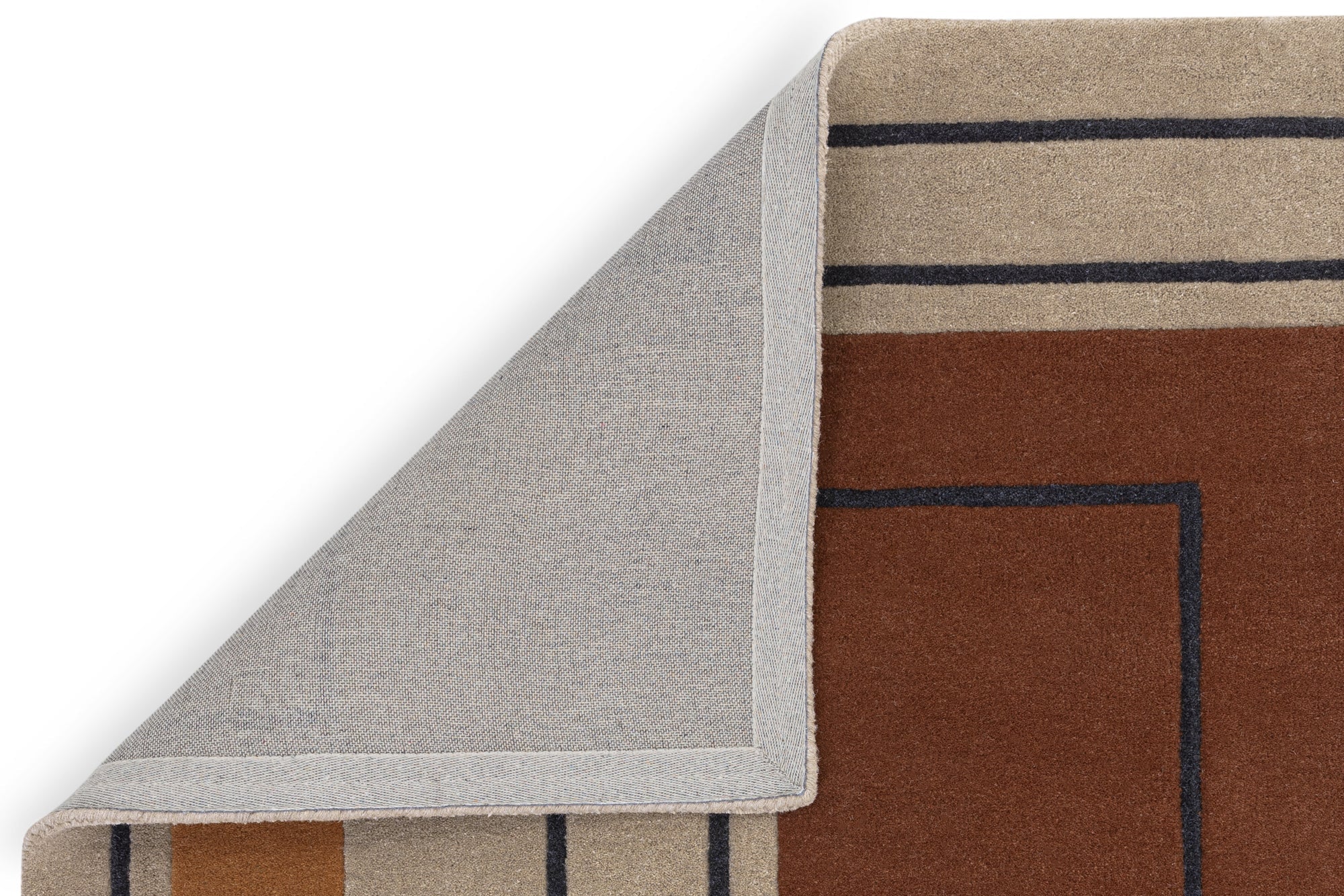 Reef Outline Terracotta Rug, 120x170 - Image 4