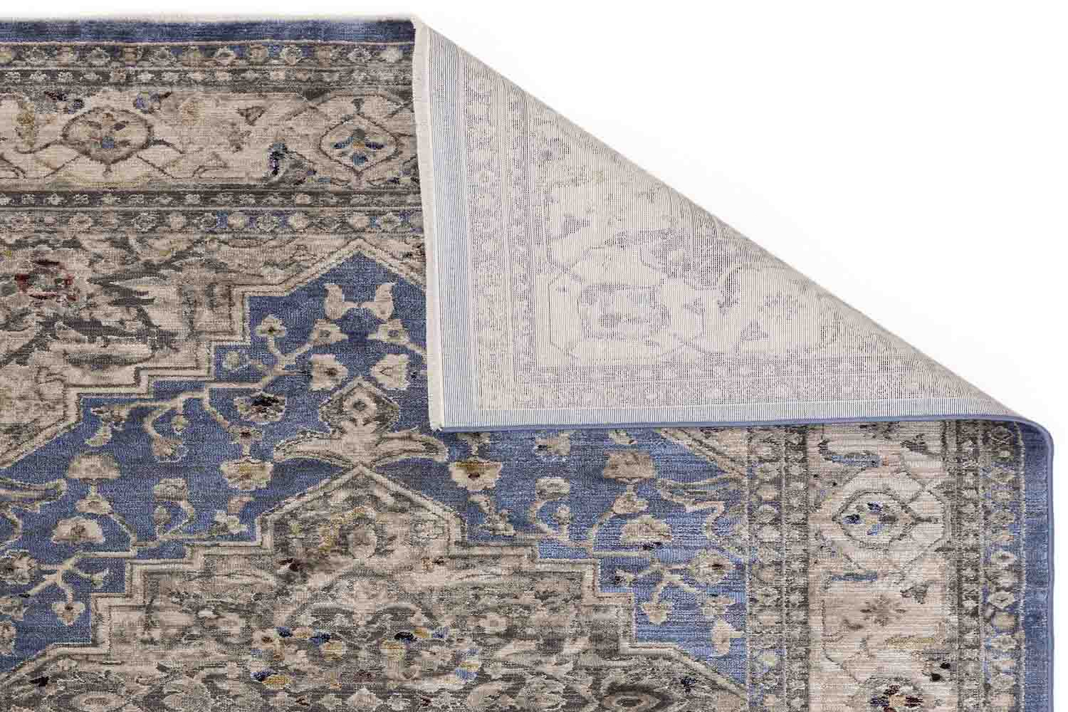 Sovereign Blue Medallion Rug, 120x166 - Image 3