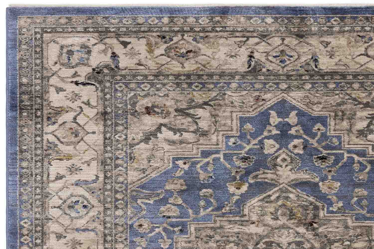 Sovereign Blue Medallion Rug, 160x240 - Image 2