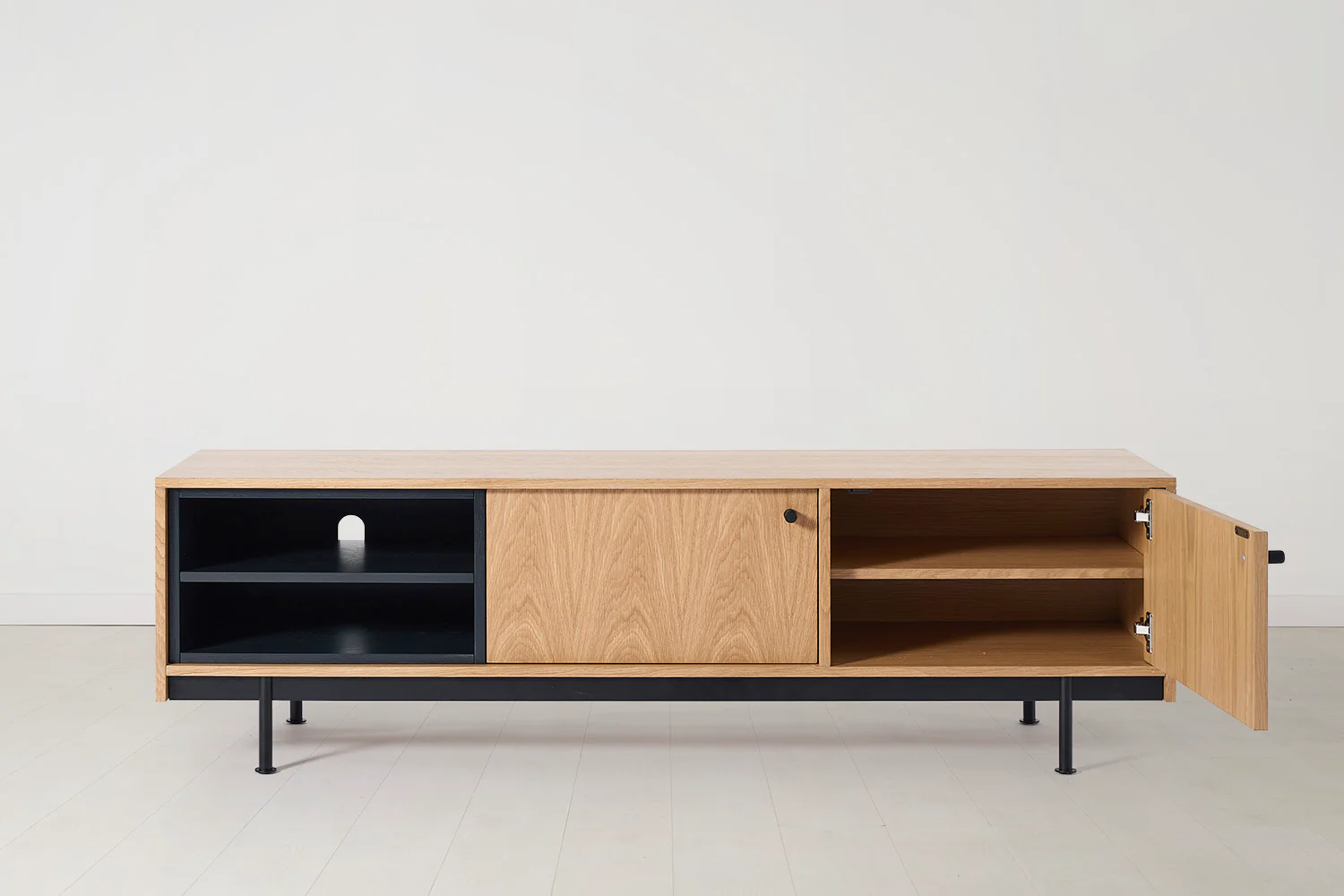 TV Unit 02 For TVs up to 65-inches, Oak - Image 3